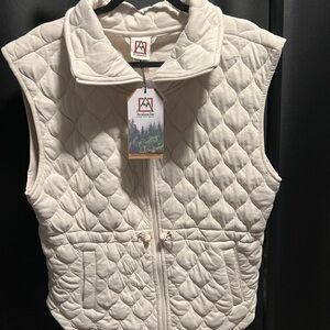 Avalanche Women's Quilted Vest - Cream